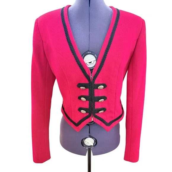 Vintage Hobby Horse Equestrian Blazer Chain Detail Jacket Size‎ Medium - Picture 7 of 11